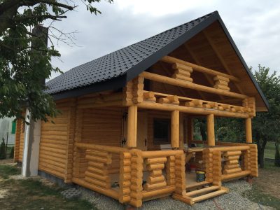 Dom z bala całoroczny Eco-House